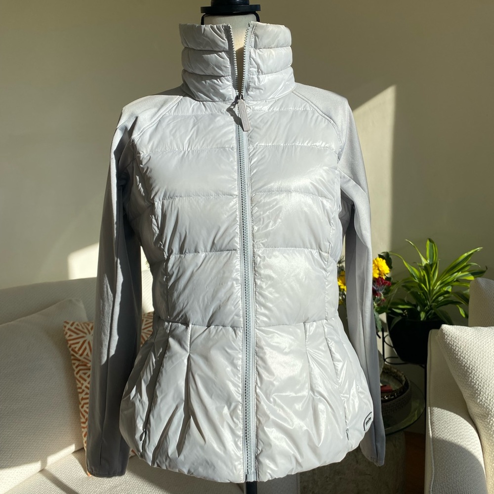 4/$44 Calvin Klein silver grey lightweight puffer jacket